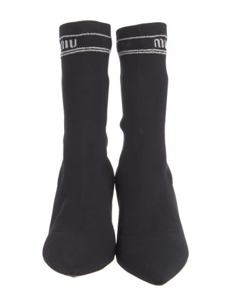 Miu Miu Printed Sock Boots