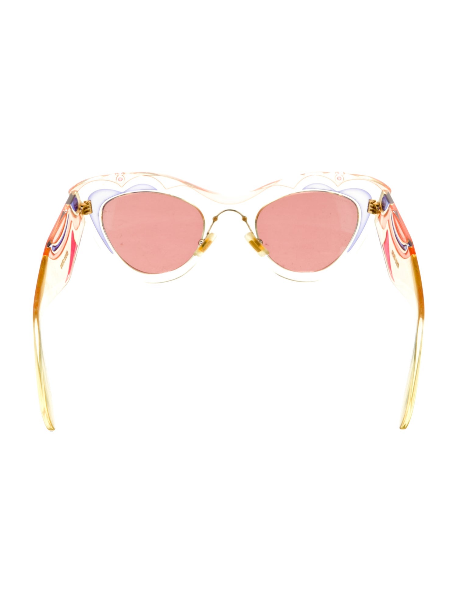Miu Miu Cat-Eye Tinted Sunglasses