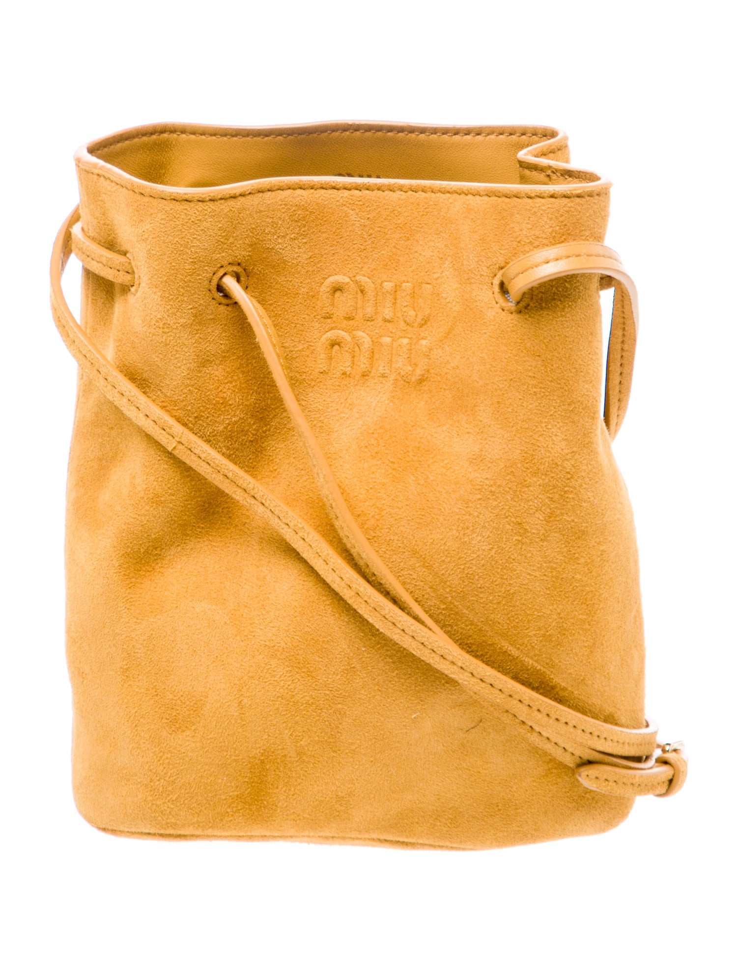 Miu Miu Suede Bucket Bag