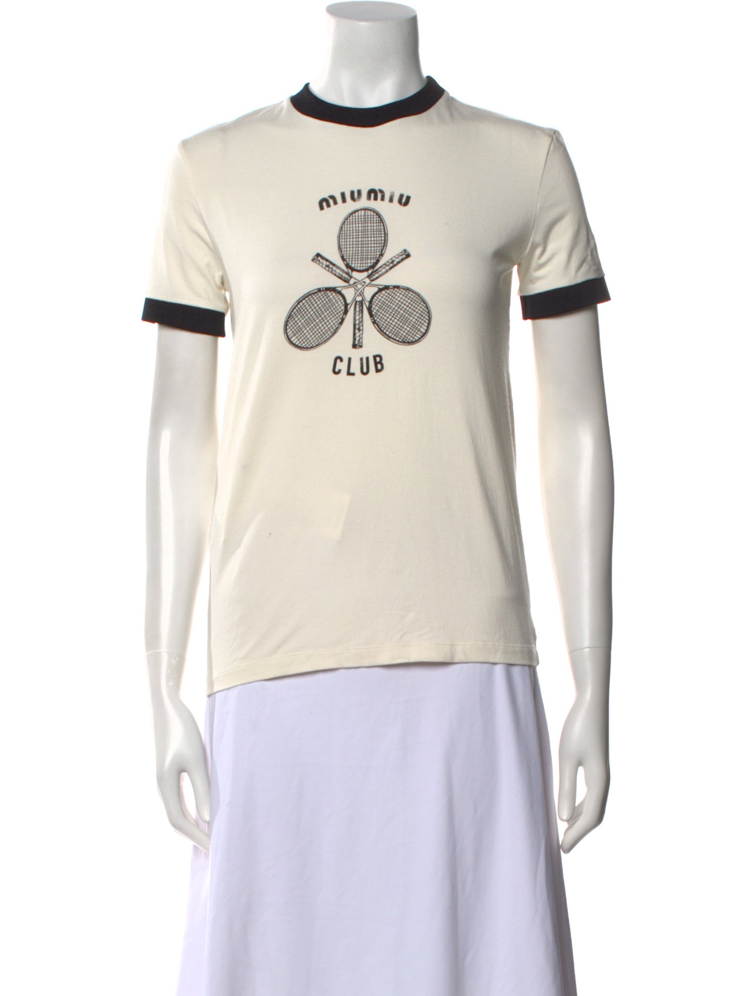 Miu Miu 2022 Graphic Print T-Shirt