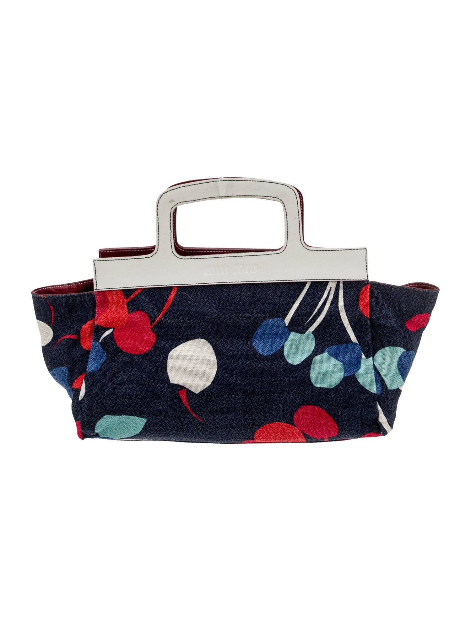 Miu Miu Denim Top Handle Bag