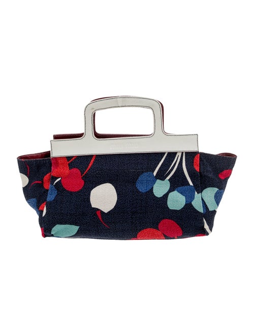 Miu Miu Denim Top Handle Bag