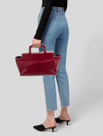 Miu Miu Denim Top Handle Bag