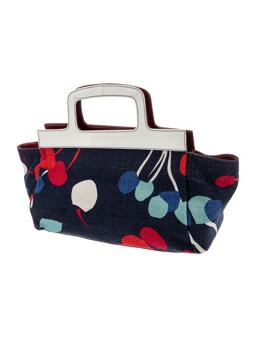 Miu Miu Denim Top Handle Bag