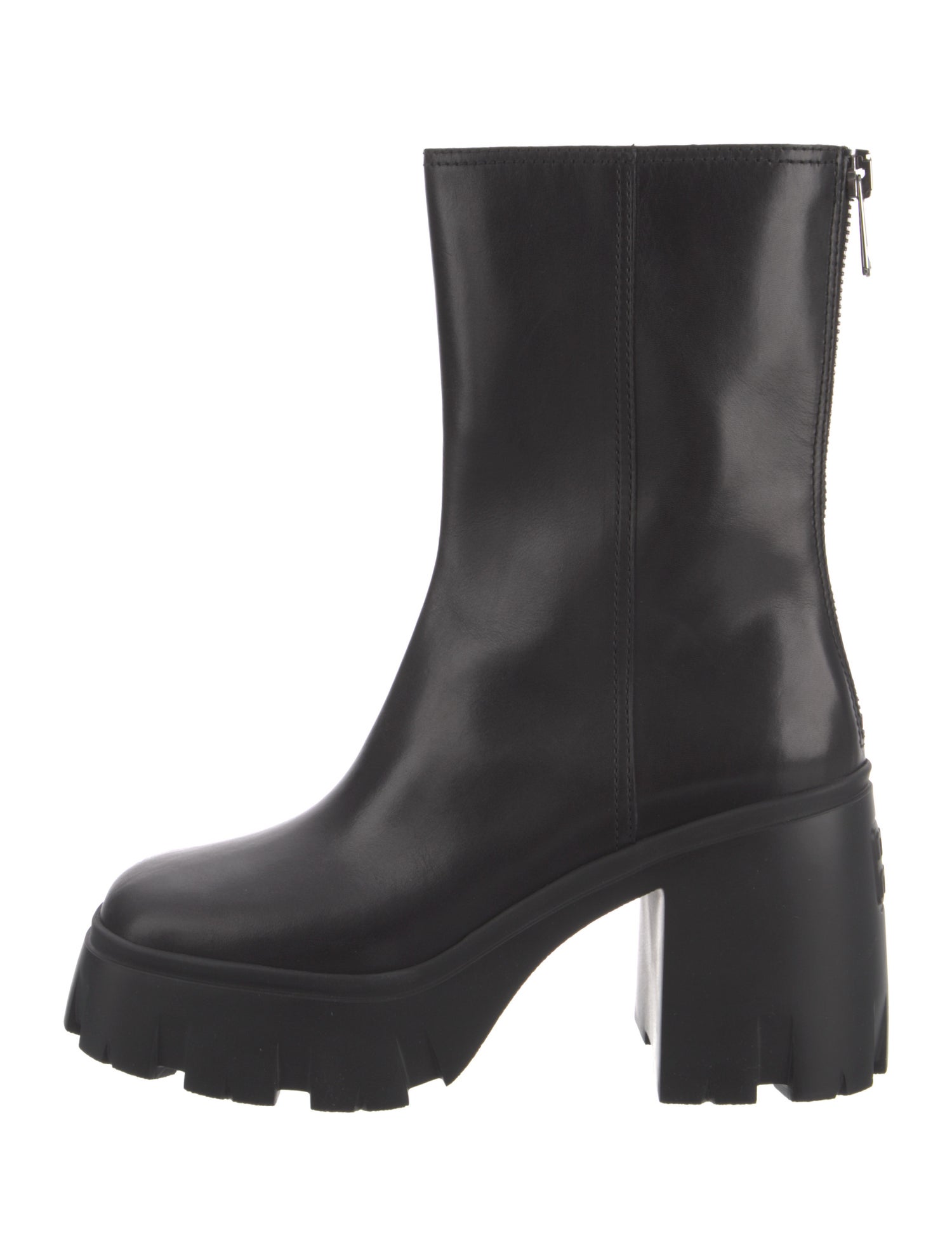 Miu Miu Leather Rain Boots