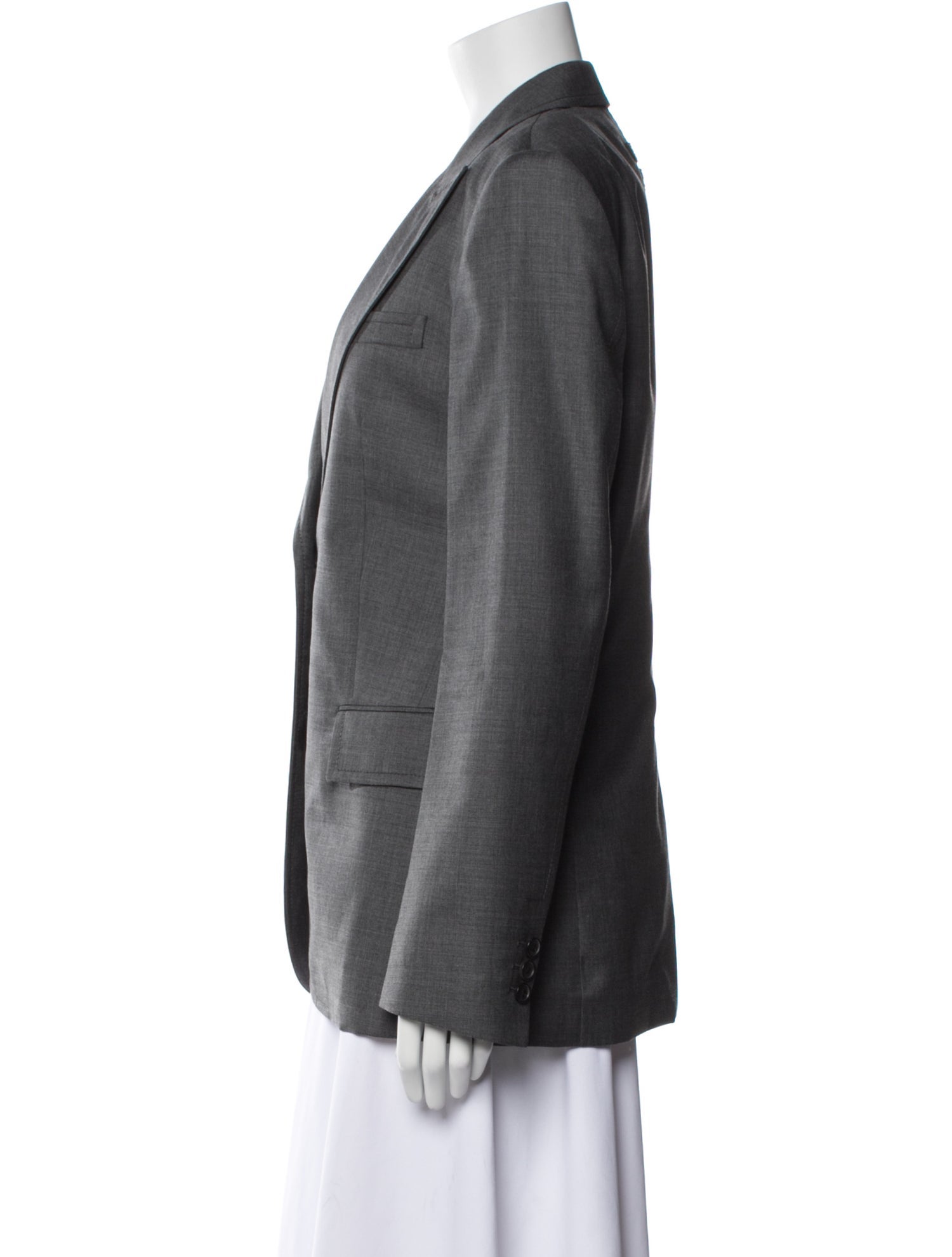 Miu Miu 2023 Grisaille Single-Breasted Blazer