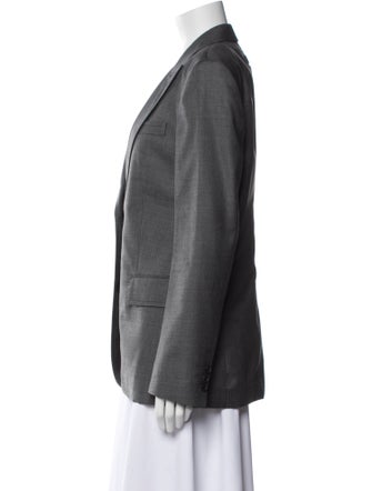 Miu Miu 2023 Grisaille Single-Breasted Blazer