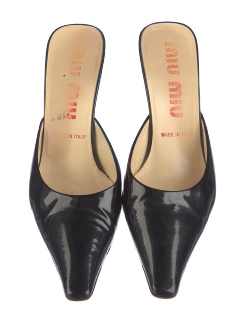 Miu Miu Patent Leather Mules