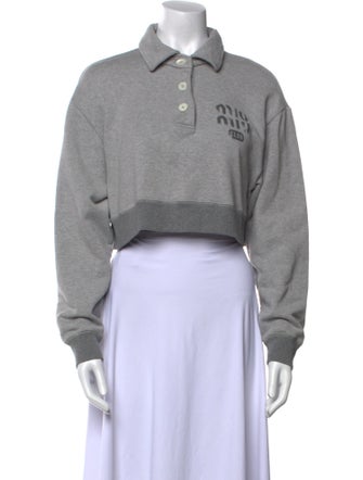 Miu Miu 2023 Long Sleeve Sweatshirt