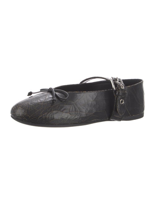 Miu Miu Leather Mary Jane Flats