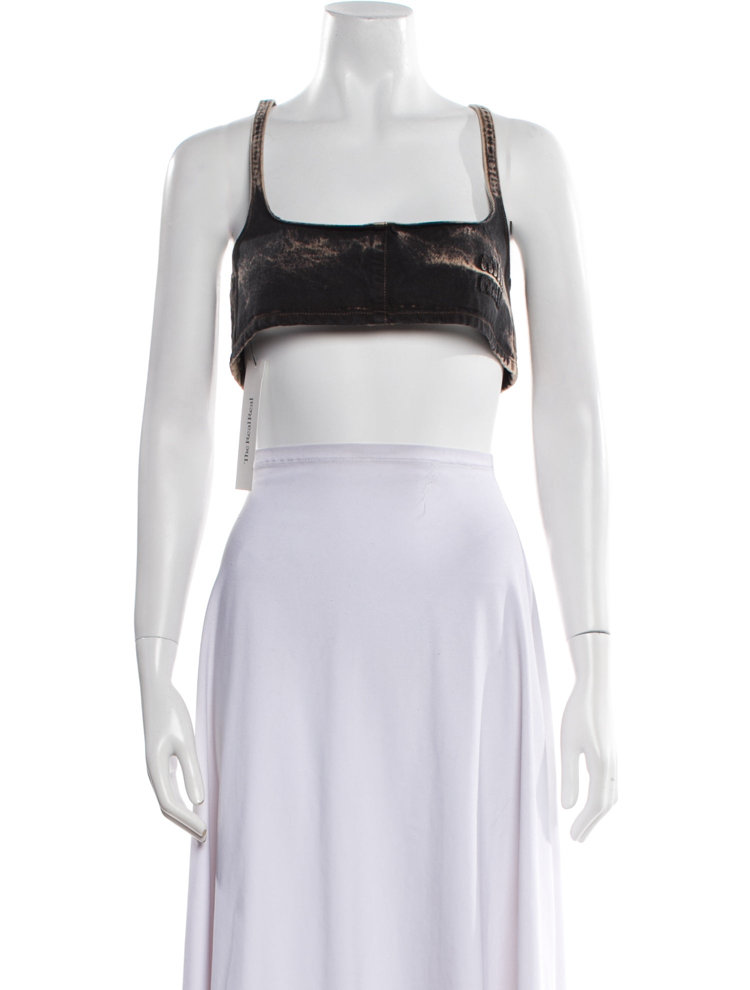 Miu Miu 2023 Square Neckline Crop Top w/ Tags