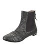 Miu Miu Glitter Crystal Embellishments Chelsea Boots