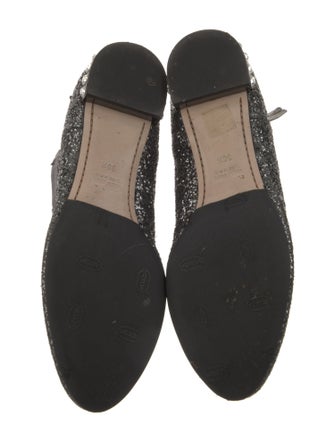 Miu Miu Glitter Crystal Embellishments Chelsea Boots