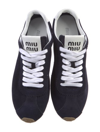 Miu Miu Suede Sneakers