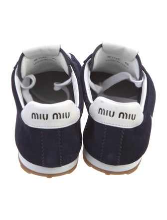 Miu Miu Suede Sneakers