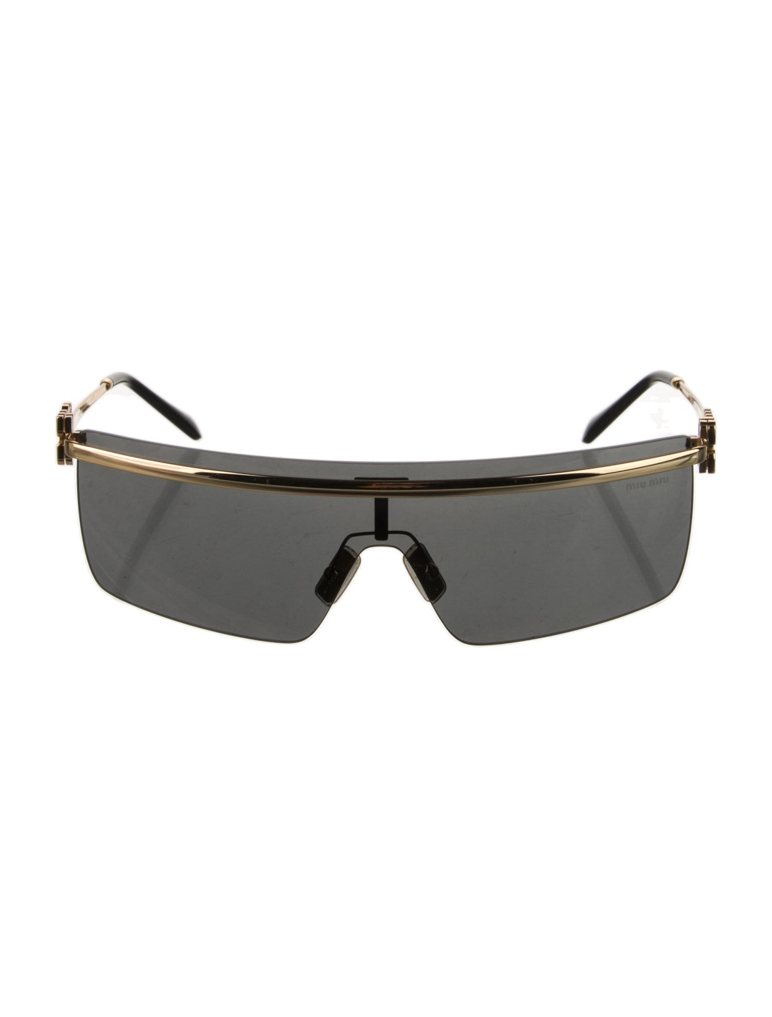 Miu Miu Shield Tinted Sunglasses