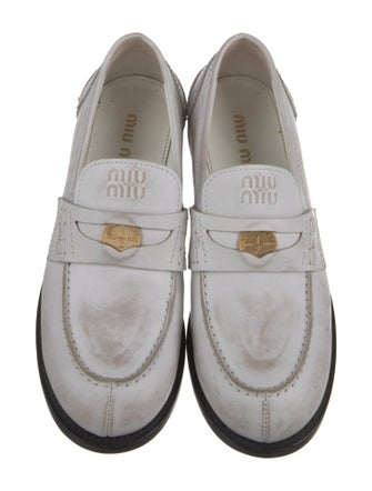 Miu Miu Leather Loafers
