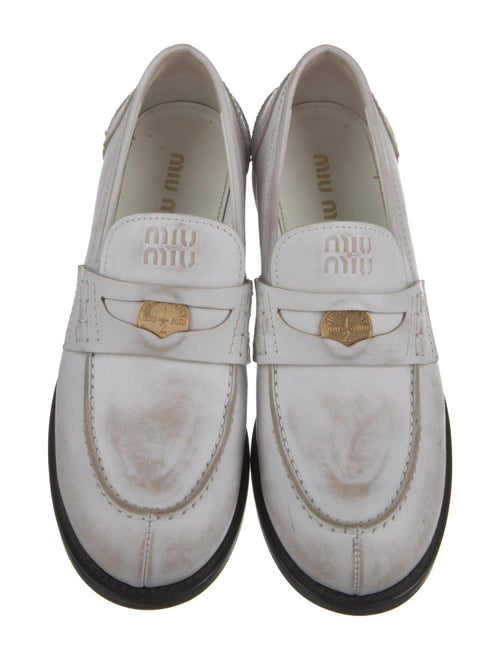 Miu Miu Leather Loafers