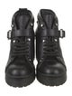 Miu Miu Leather Combat Boots