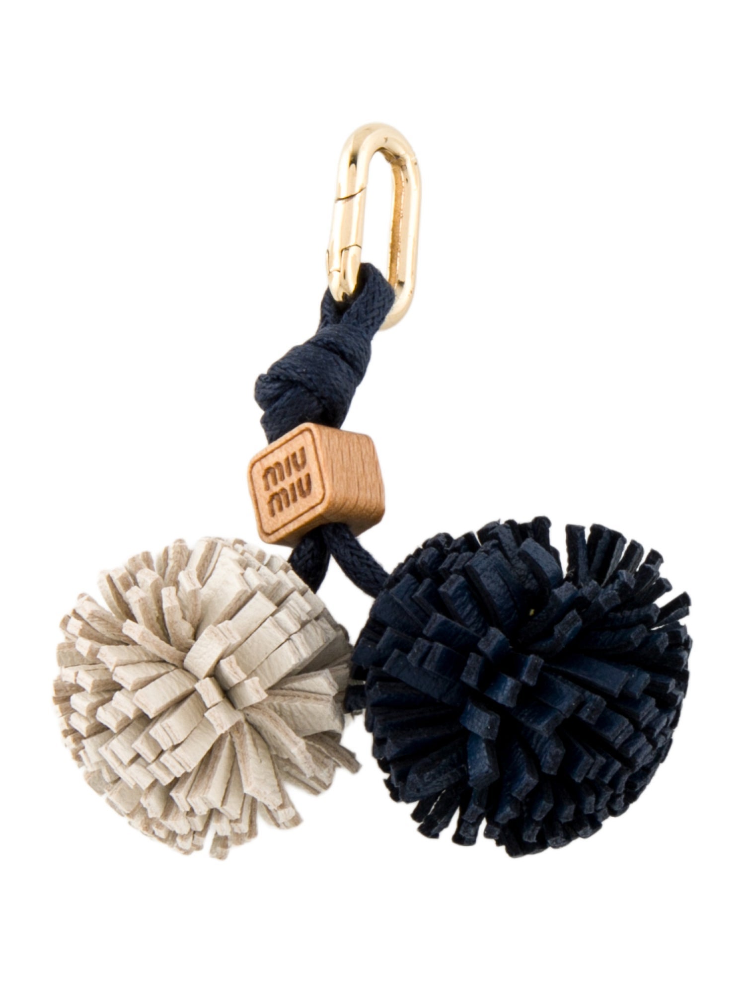 Prada Leather Hang Tag - Purple Bag Accessories, Accessories