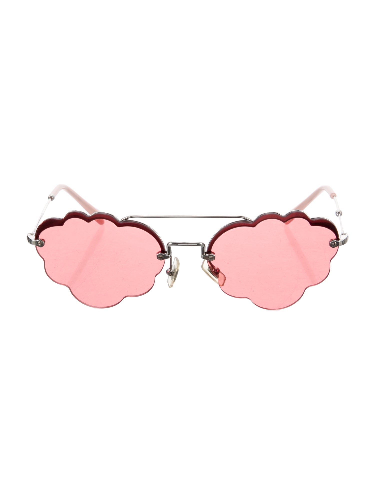 Miu Miu Shield Tinted Sunglasses
