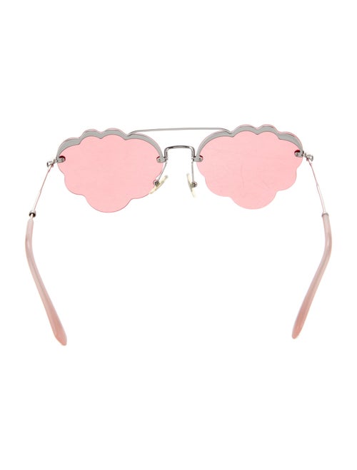 Miu Miu Shield Tinted Sunglasses
