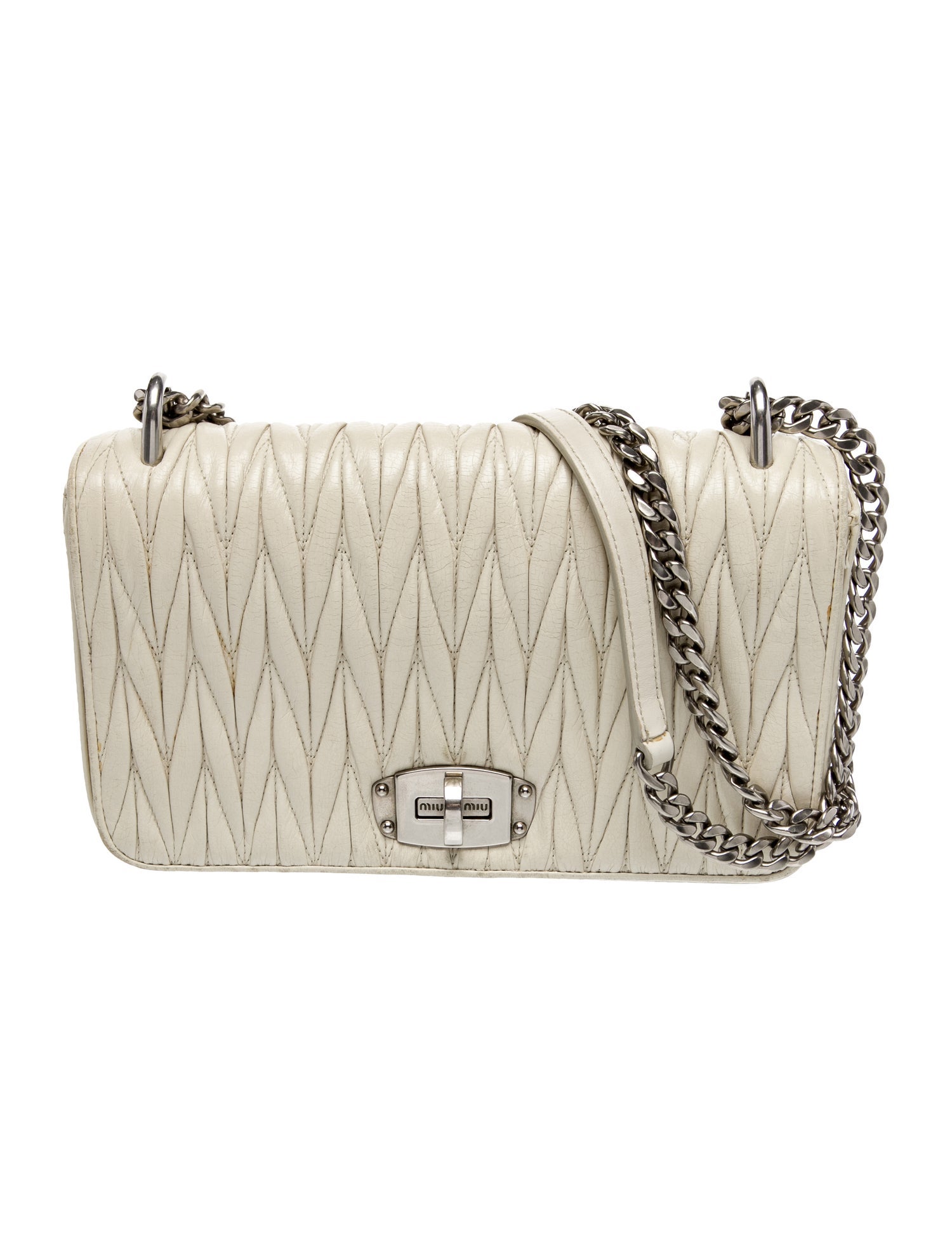 Miu Miu Leather Crossbody Bag