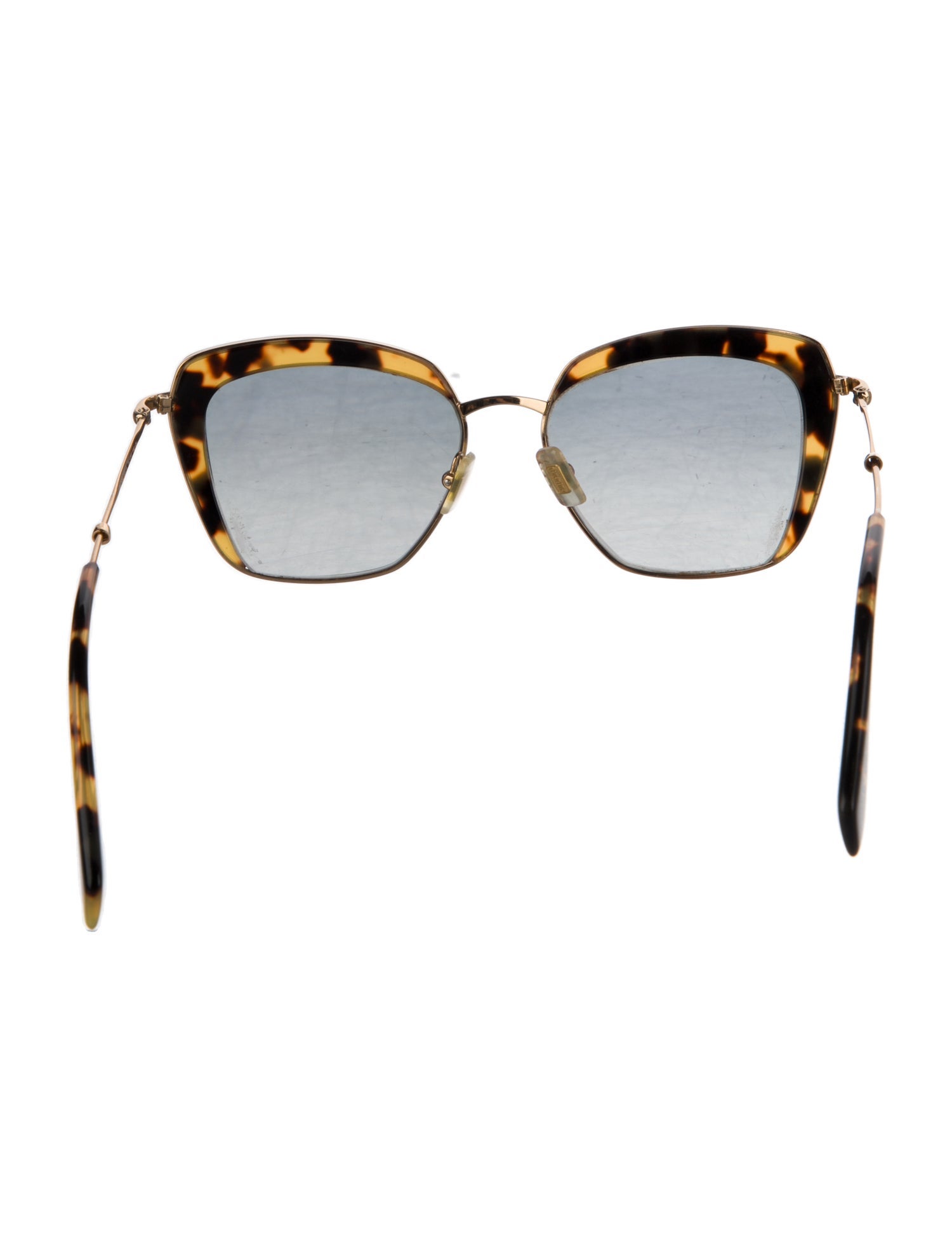 Miu Miu Wayfarer Tinted Sunglasses