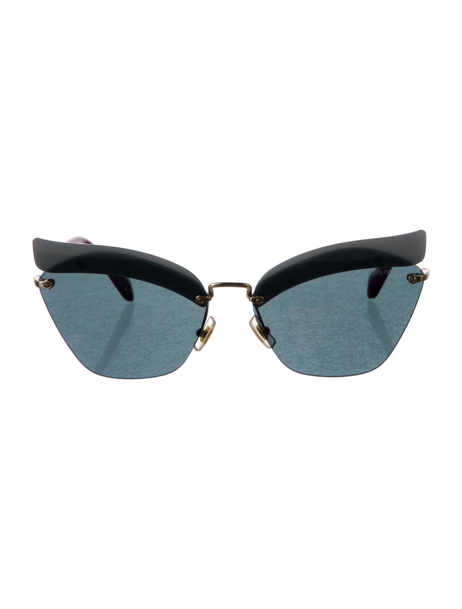 Miu Miu Cat-Eye Tinted Sunglasses