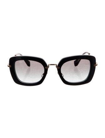 Miu Miu Square Gradient Sunglasses