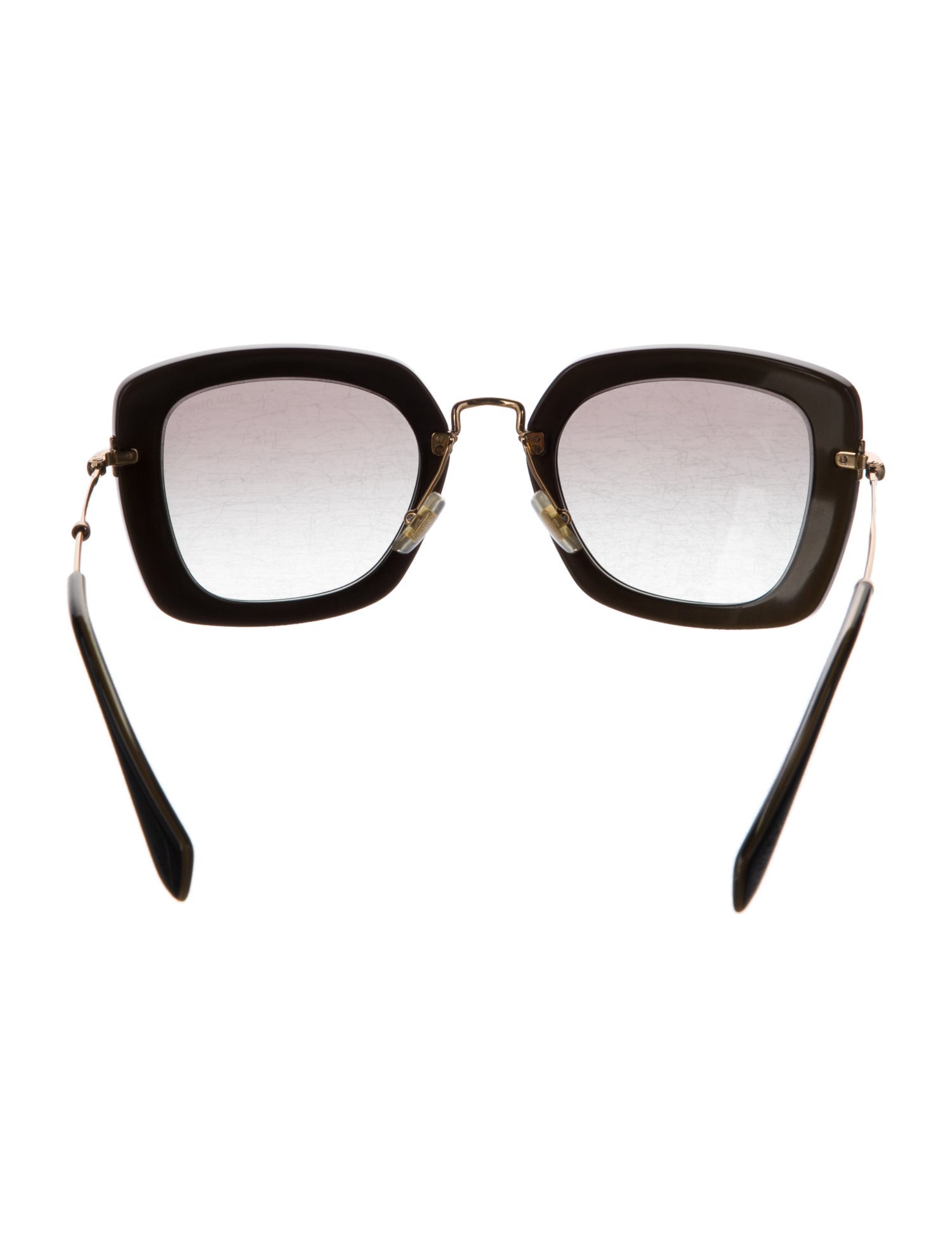 Miu Miu Square Gradient Sunglasses