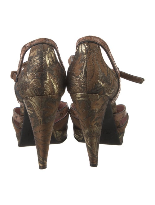 Miu Miu Printed D'Orsay Pumps
