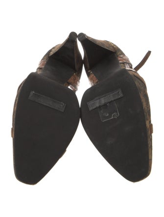 Miu Miu Printed D'Orsay Pumps