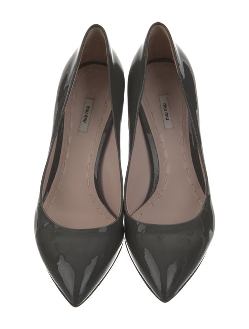 Miu Miu Patent Leather Printed Pumps