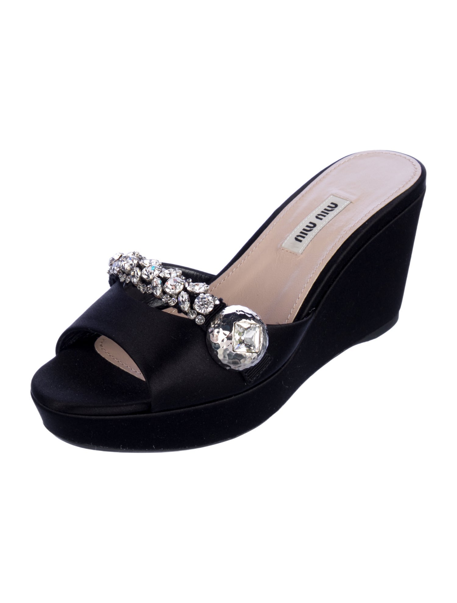 Miu Miu Satin Slides