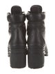 Miu Miu Leather Combat Boots