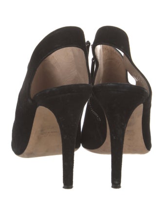 Miu Miu Suede Slingback Sandals