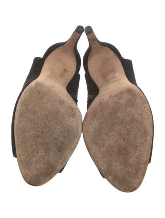 Miu Miu Suede Slingback Sandals