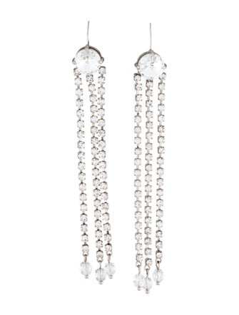 Miu Miu Crystal Drop Earrings