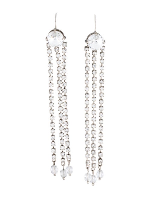 Miu Miu Crystal Drop Earrings