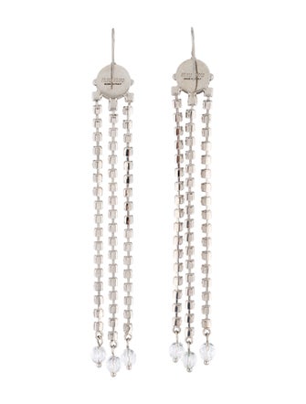 Miu Miu Crystal Drop Earrings