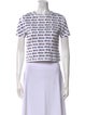 Miu Miu 2023 Printed Crop Top