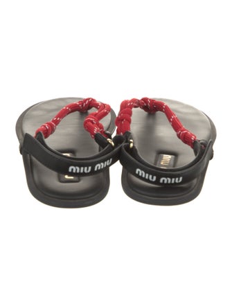Miu Miu T-Strap Sandals