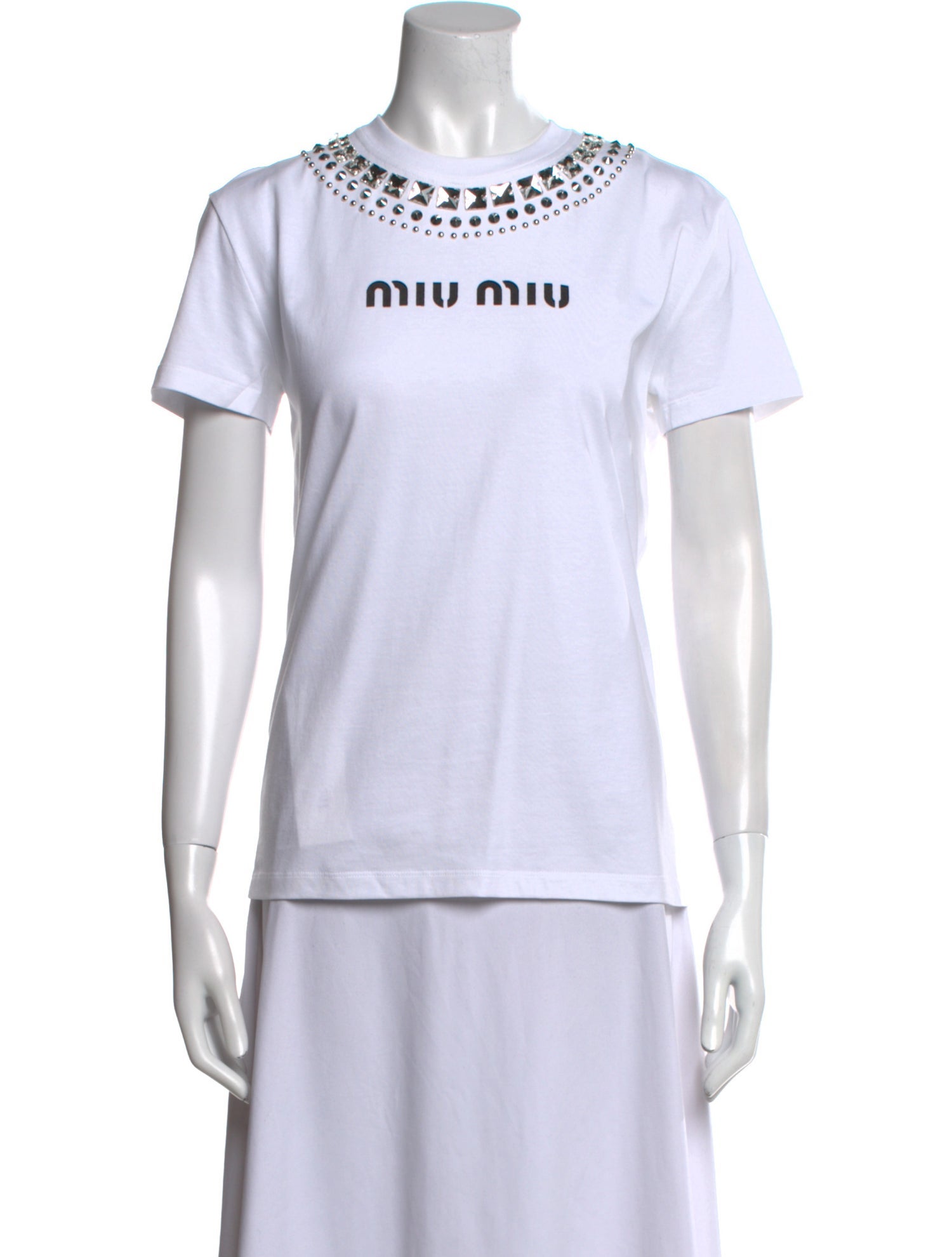 Miu Miu 2021 Graphic Print T-Shirt w/ Tags
