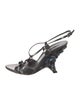 Miu Miu Leather Slingback Sandals