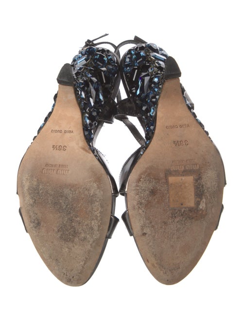 Miu Miu Leather Slingback Sandals