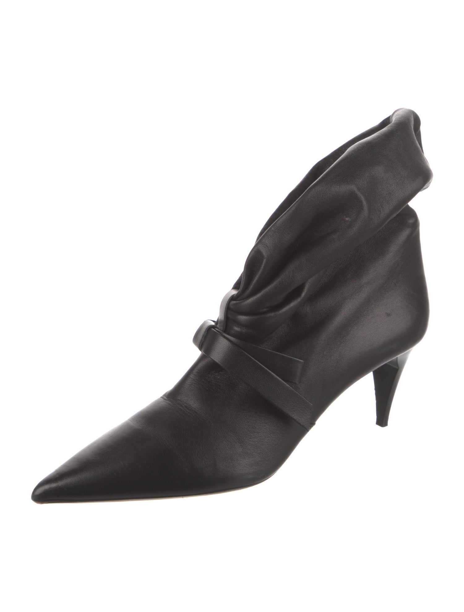 Miu Miu Leather Lace-Up Boots