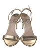 Miu Miu Leather Crystal Embellishments Sandals