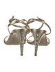 Miu Miu Leather Crystal Embellishments Sandals