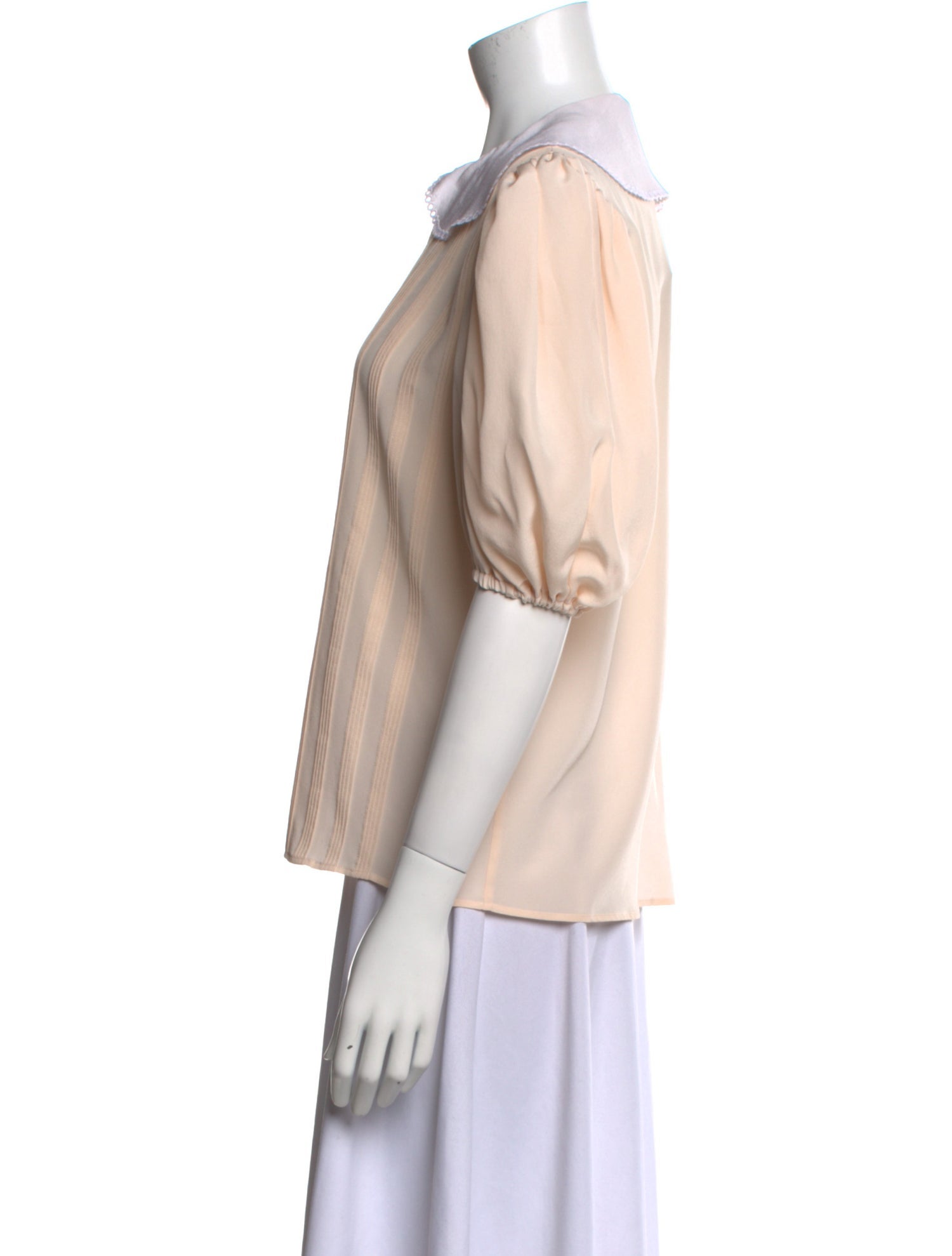 Miu Miu 2021 Silk Button-Up Top w/ Tags